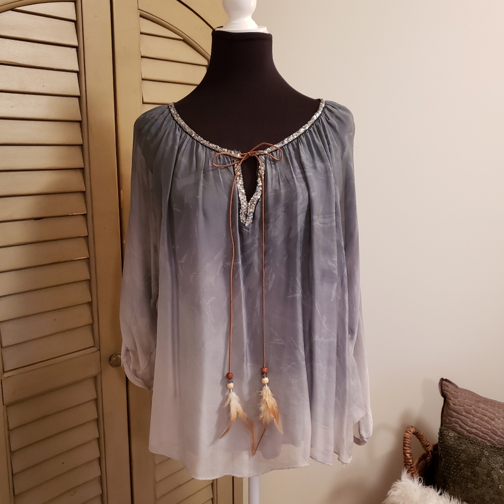 SCANDAL ADELE SILK TOP - Picture 2 of 11